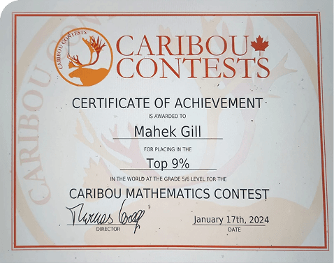 Certificate 1